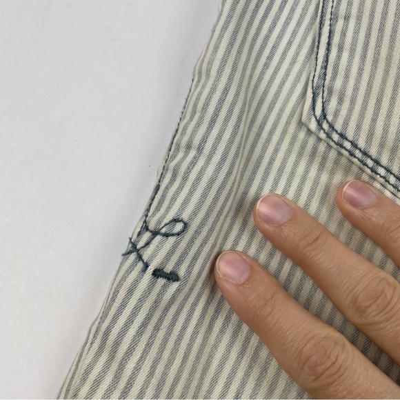 Level 99 Lily Skinny Straight Stripe Denim Jeans Women Size 26 - Picture 6 of 9